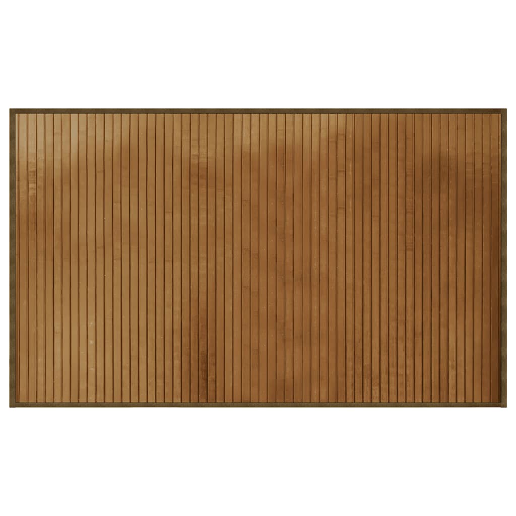 Vidaxx rechteckiger Teppich 60x100 cm Bambusbraun