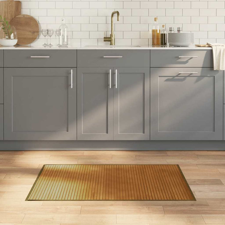 Vidaxx rechteckiger Teppich 60x100 cm Bambusbraun