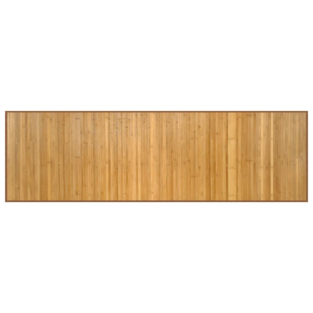 Vidaxx rechteckiger Teppich 60x200 cm Bambus natur