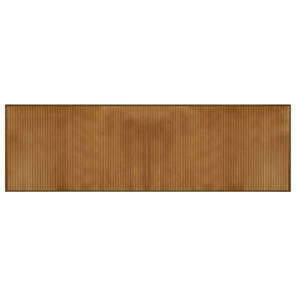Vidaxx rechteckiger Teppich 60x200 cm Bambusbraun