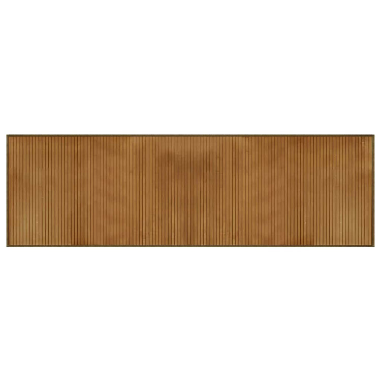 Vidaxx rechteckiger Teppich 60x200 cm Bambusbraun