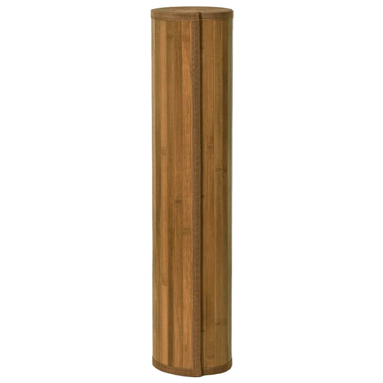 Vidaxx rechteckiger Teppich 60x200 cm Bambusbraun