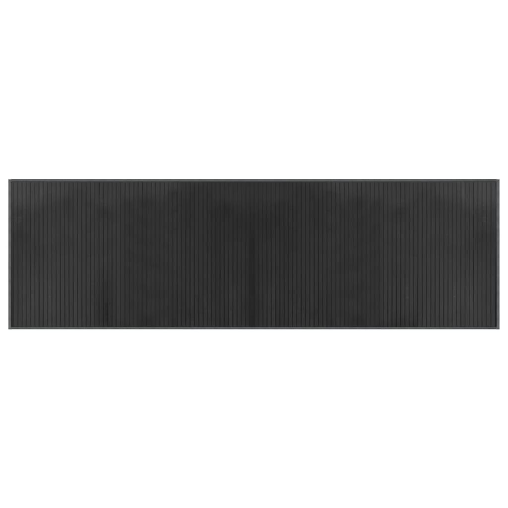 Vidaxx rechteckiger Teppich 60x200 cm Bambusgrau
