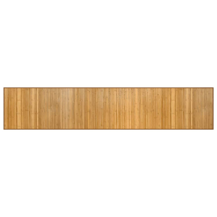 Vidaxx rechteckiger Teppich 60x300 cm Bambus natur