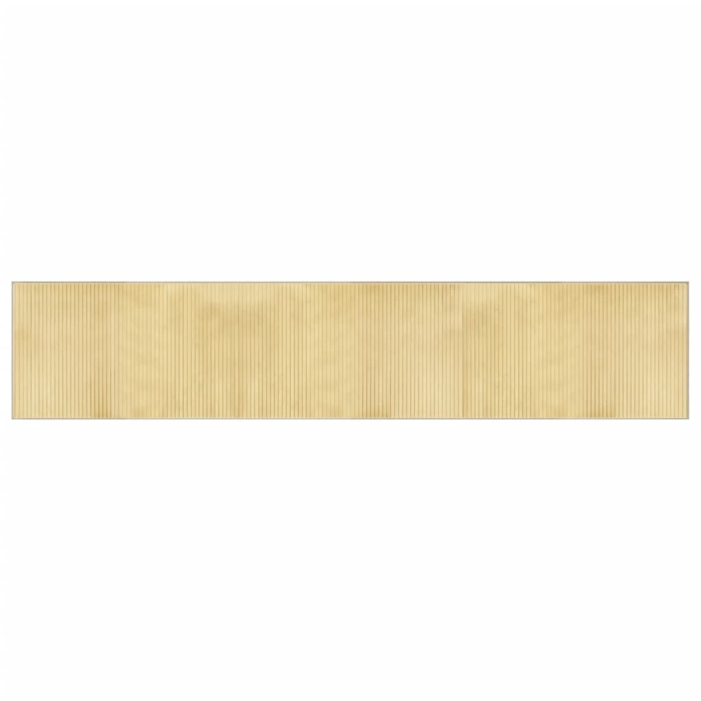 Vidaxl Teppich rechteckig 60x300 cm Bambuslicht Natural