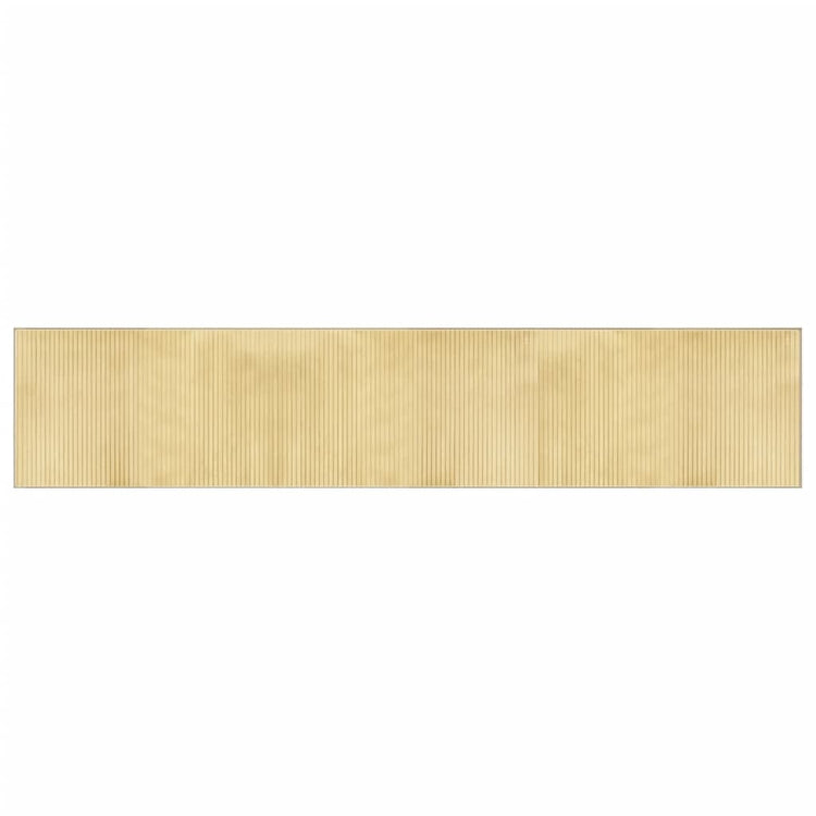 Vidaxl Teppich rechteckig 60x300 cm Bambuslicht Natural