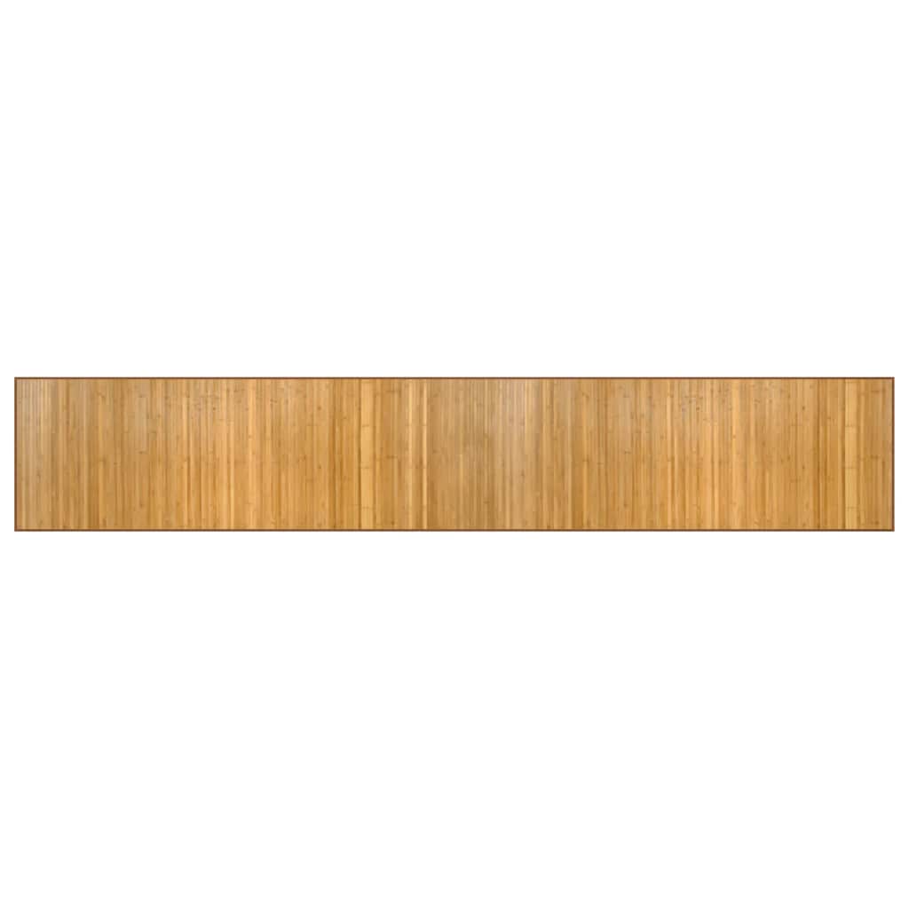 Vidaxx rechteckiger Teppich 60x400 cm Bambus natur