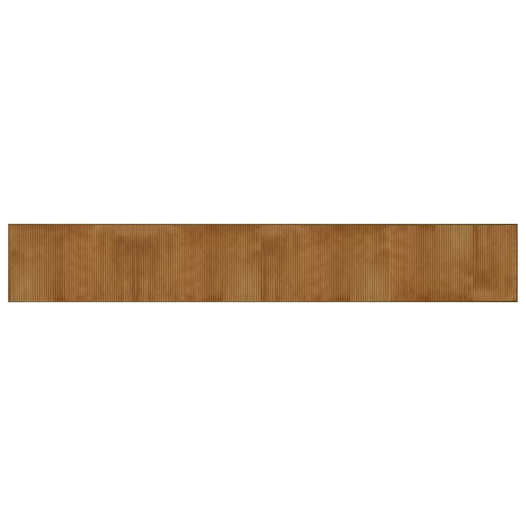 Vidaxx rechteckiger Teppich 60x400 cm Bambusbraun