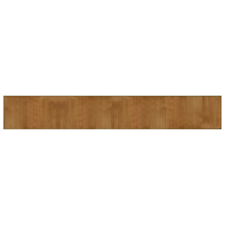 Vidaxx rechteckiger Teppich 60x400 cm Bambusbraun