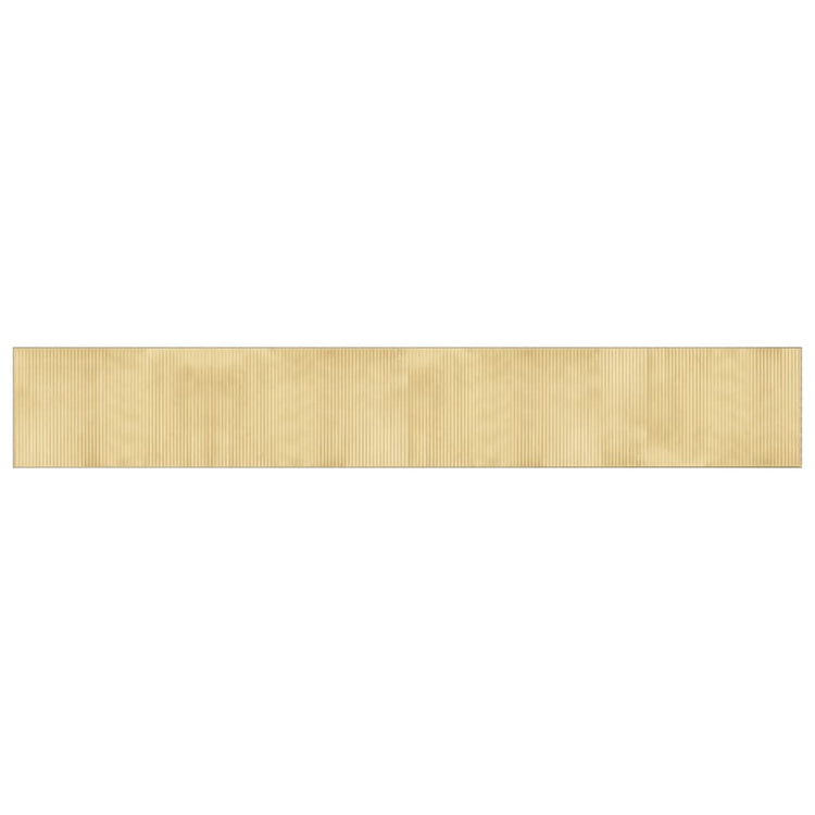 Vidaxl Teppich rechteckig 60x400 cm Bambuslicht Natural