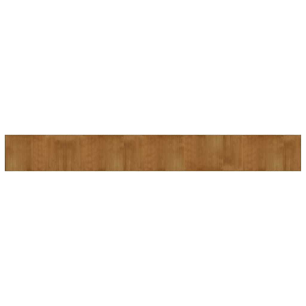 Vidaxl Teppich rechteckig 60x500 cm Bambusbraun