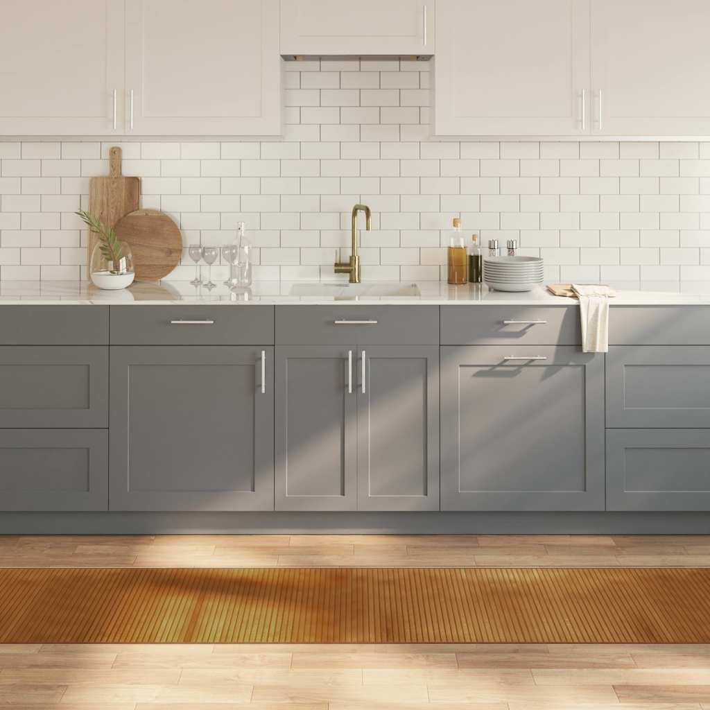 Vidaxl Teppich rechteckig 60x500 cm Bambusbraun
