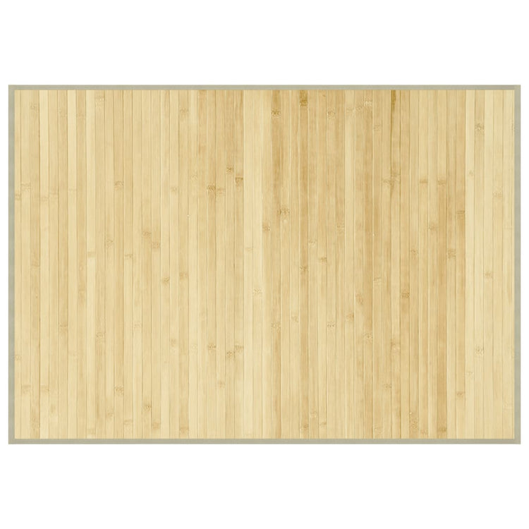 Vidaxl Teppich rechteckig 70x100 cm Bambuslicht natürlich