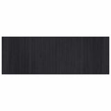 Vidaxx rechteckiger Teppich 70x200 cm Bambus schwarz - afbeelding 2
