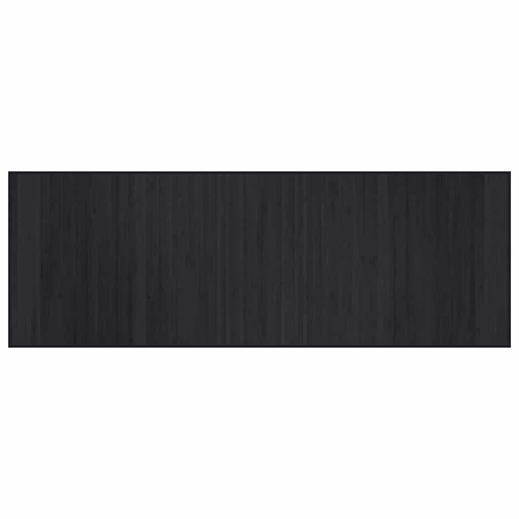 Vidaxx rechteckiger Teppich 70x200 cm Bambus schwarz