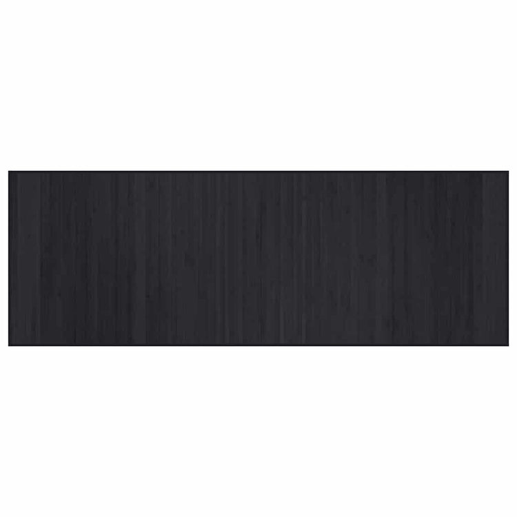 Vidaxx rechteckiger Teppich 70x200 cm Bambus schwarz