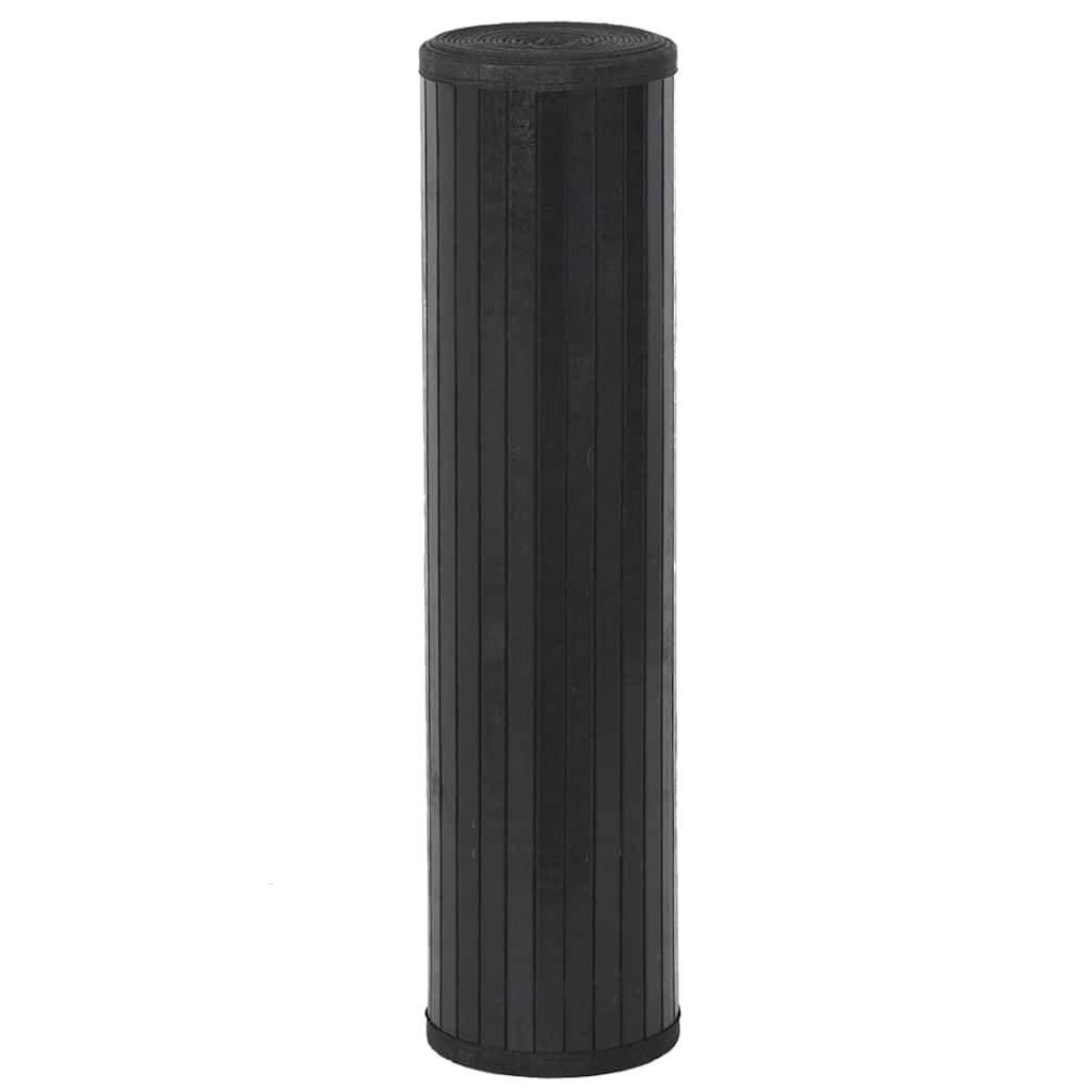 Vidaxx rechteckiger Teppich 70x200 cm Bambus schwarz