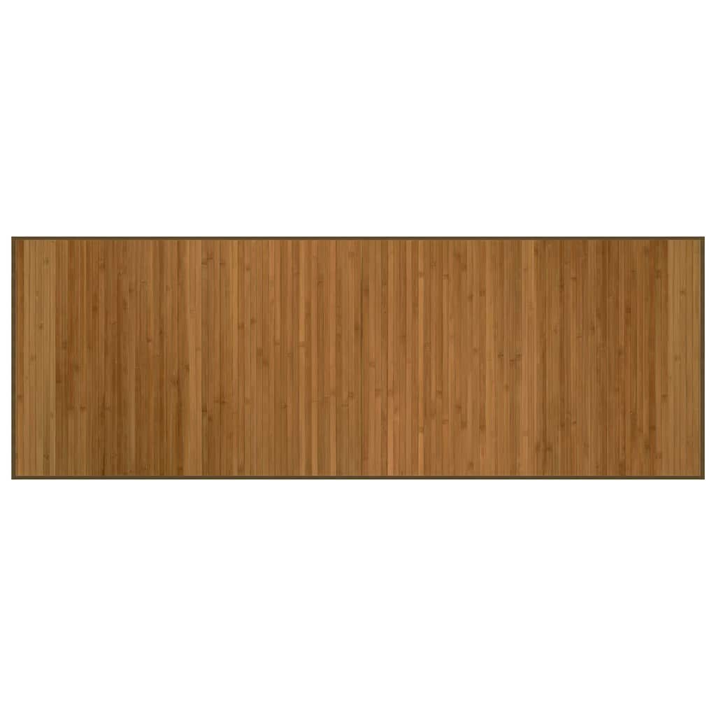 Vidaxl Teppich rechteckig 70x200 cm Bambusbraun