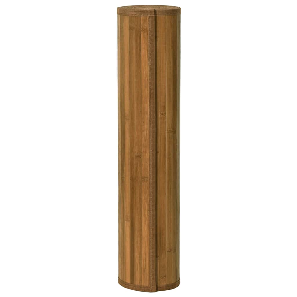 Vidaxl Teppich rechteckig 70x200 cm Bambusbraun