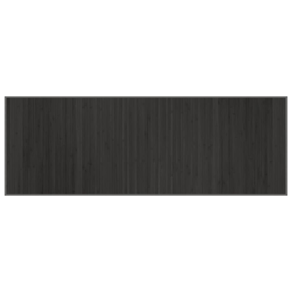 Vidaxx rechteckiger Teppich 70x200 cm Bambusgrau