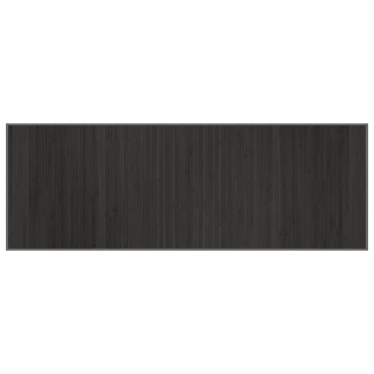 Vidaxx rechteckiger Teppich 70x200 cm Bambusgrau
