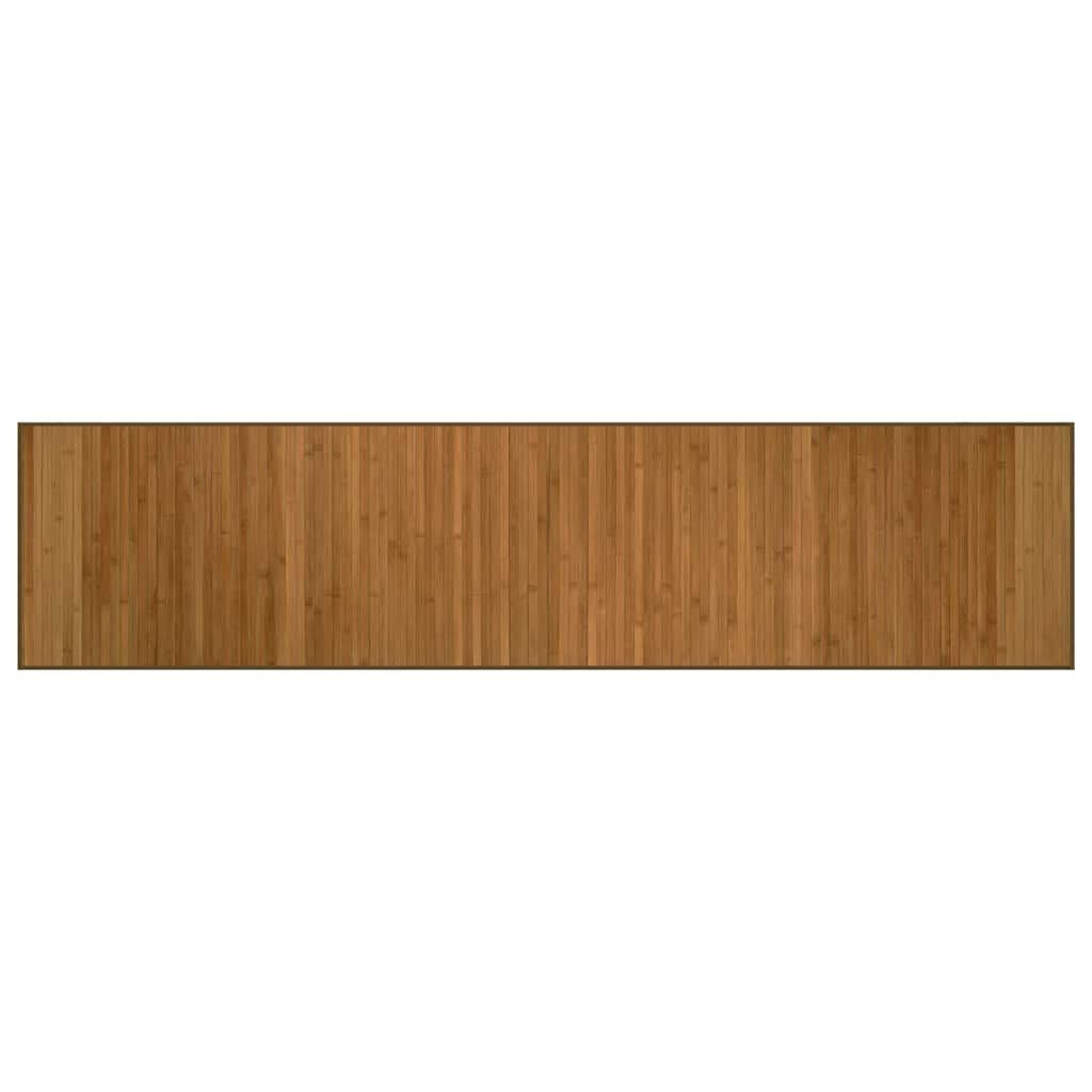 Vidaxl Teppich rechteckig 70 x 300 cm Bambusbraun