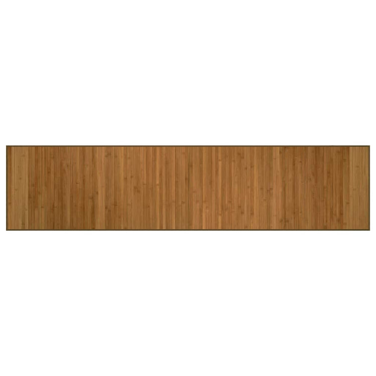 Vidaxl Teppich rechteckig 70 x 300 cm Bambusbraun