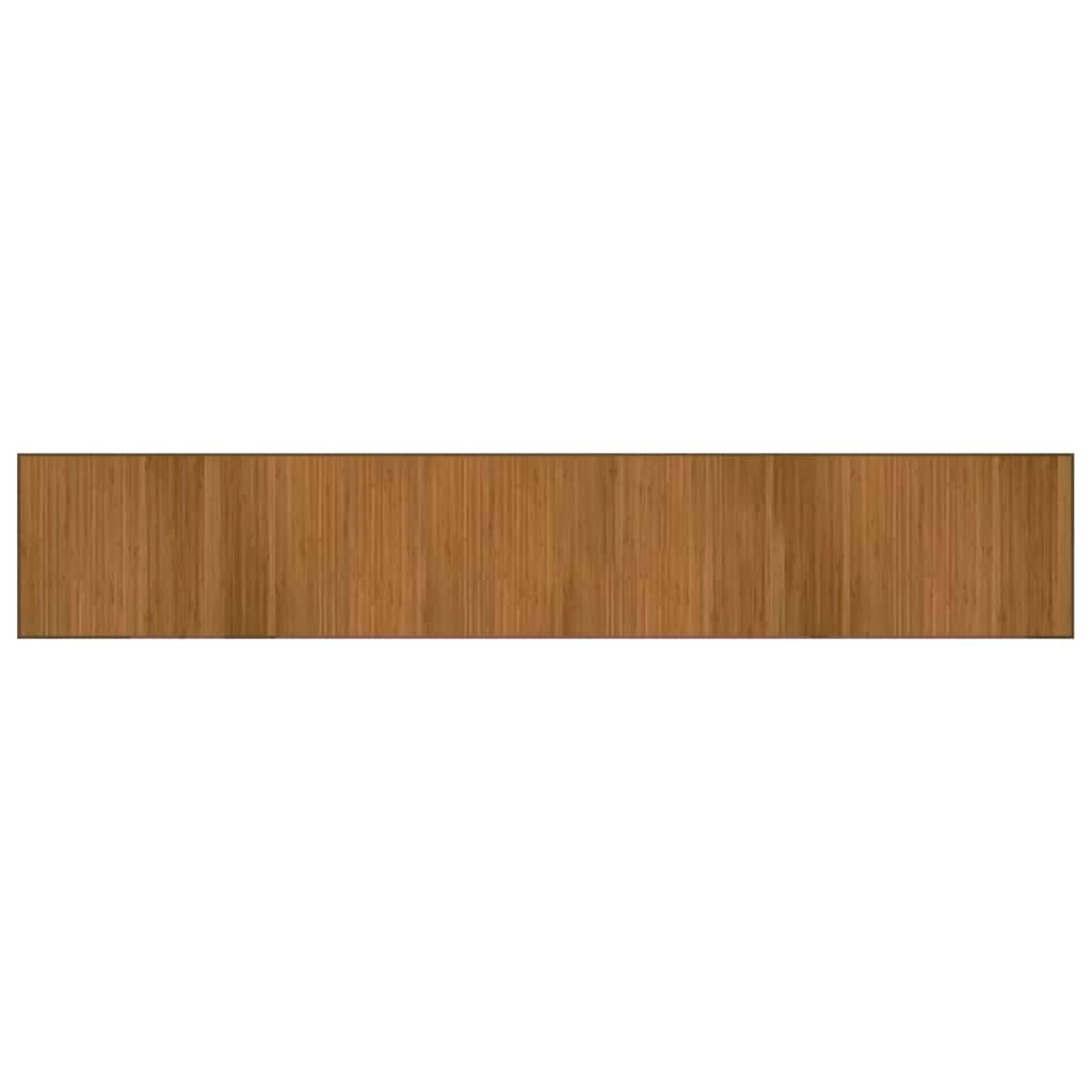 Vidaxl Teppich rechteckig 70 x 400 cm Bambusbraun