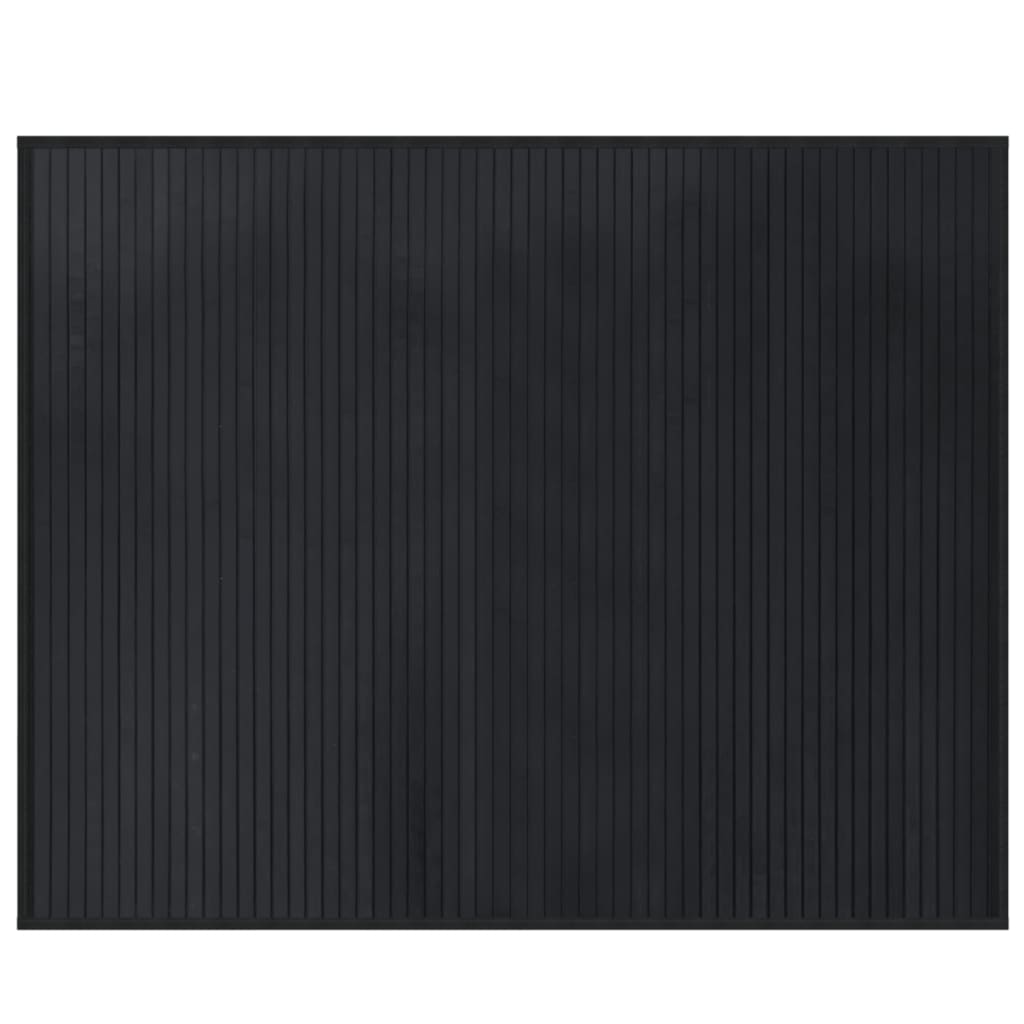 Vidaxx rechteckiger Teppich 80x100 cm Bambus schwarz