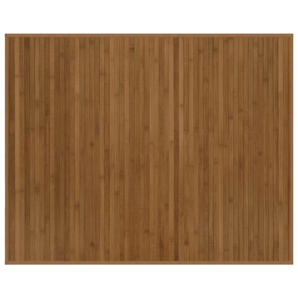 Vidaxl Teppich rechteckig 80x100 cm Bambusbraun