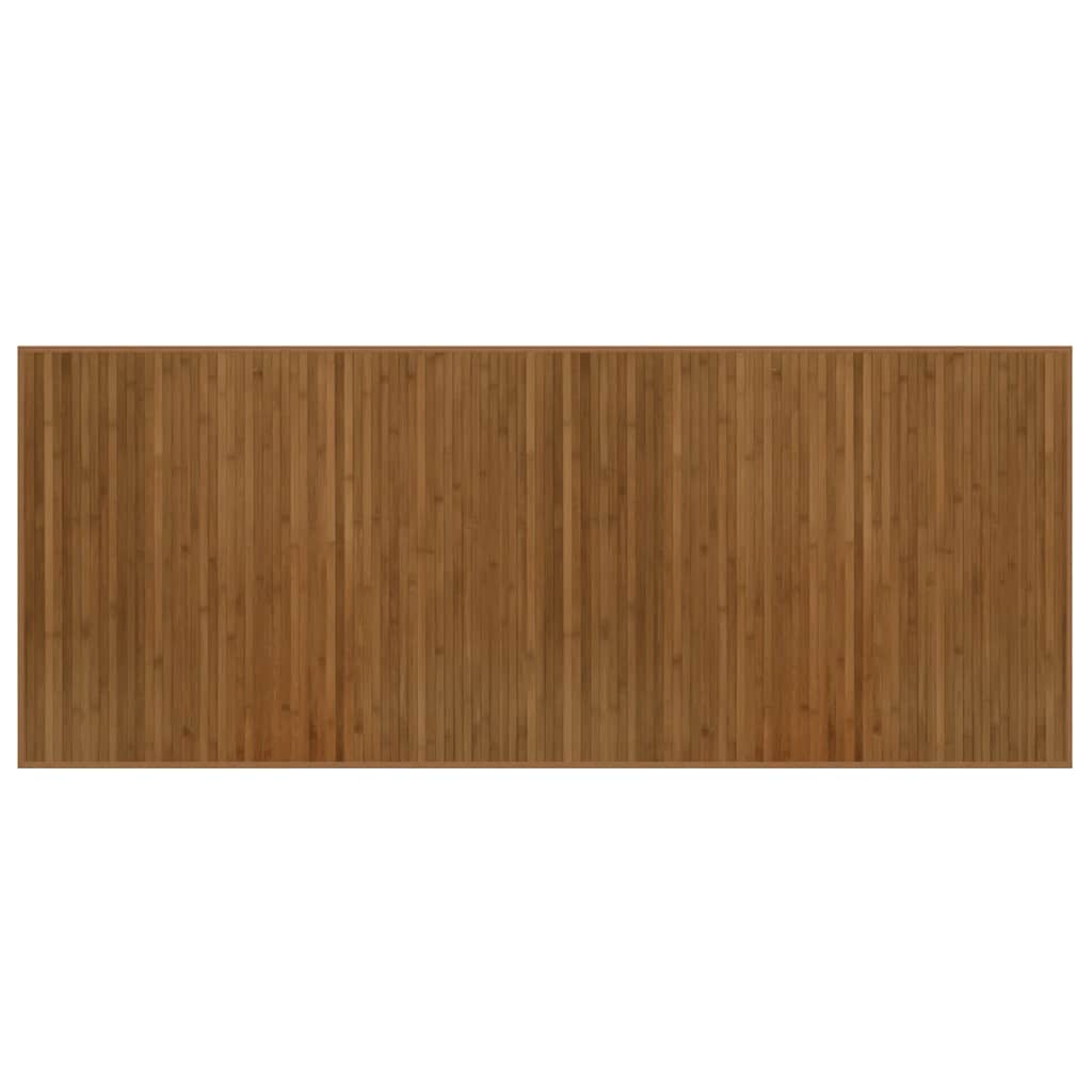Vidaxl Teppich rechteckig 80x200 cm Bambusbraun