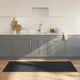 Vidaxx rechteckiger Teppich 80x200 cm Bambusgrau