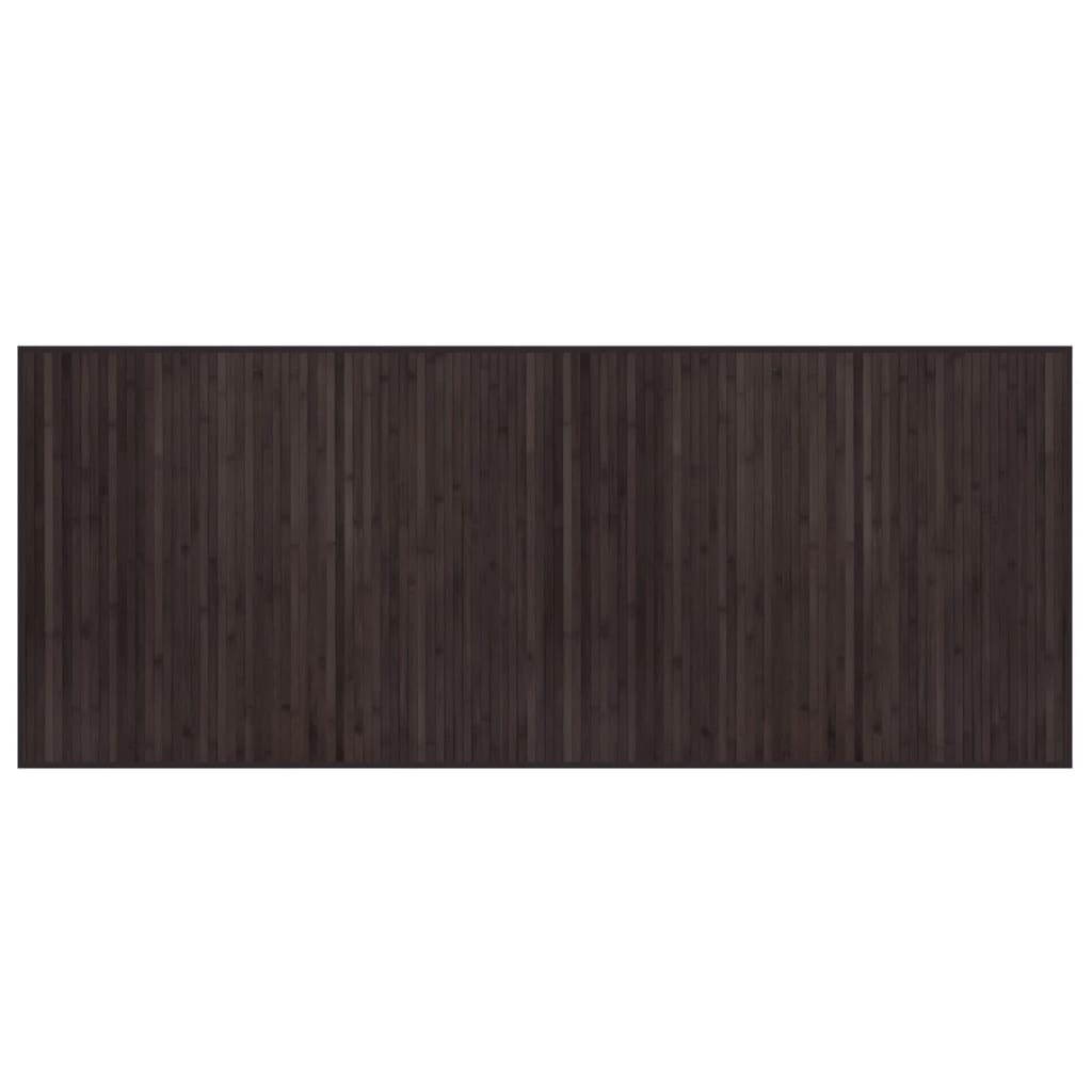 Vidaxx rechteckiger Teppich 80x200 cm Bambus dunkelbraun