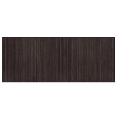 Vidaxx rechteckiger Teppich 80x200 cm Bambus dunkelbraun