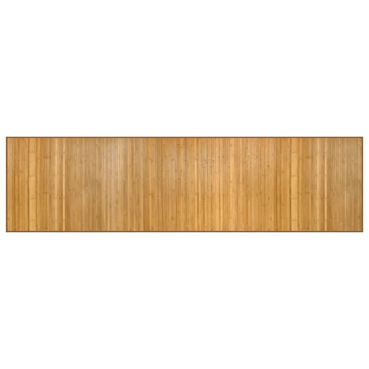 Vidaxx rechteckiger Teppich 80x300 cm Bambus natur