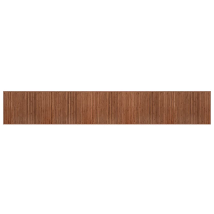 VIDAXL Rechteck 80 x 500 cm Bambusbraun