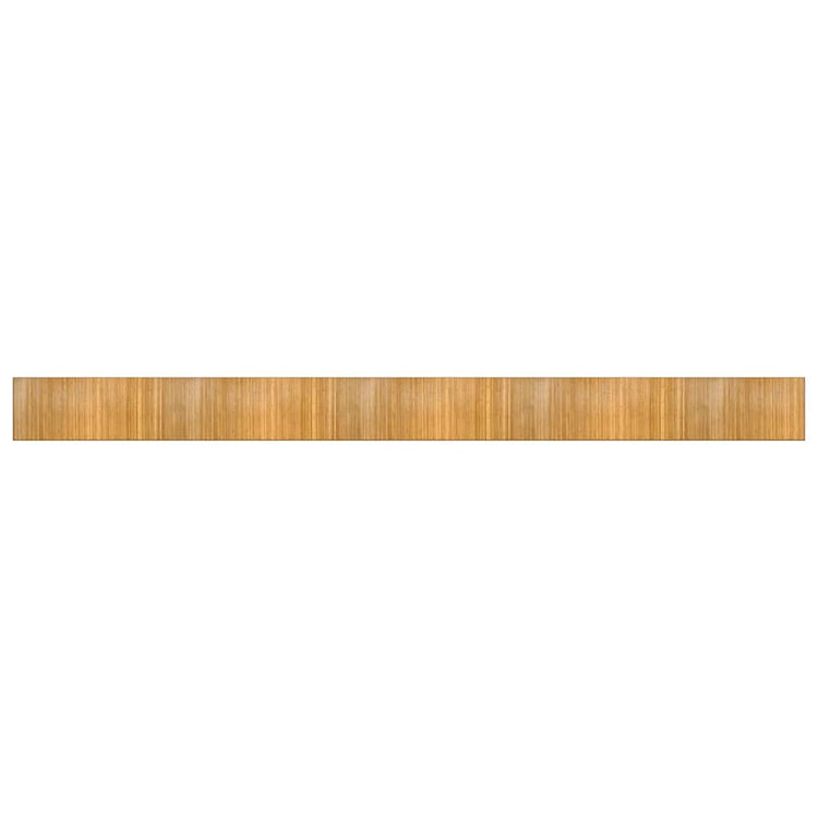 Vidaxl Teppich rechteckig 80x1000 cm Bambus natürlich