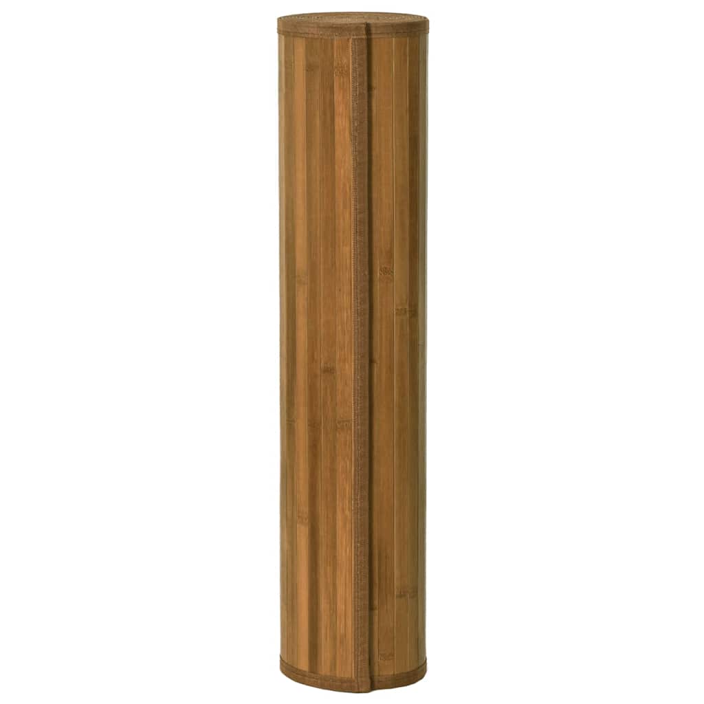 Vidaxl Teppich rechteckig 80x1000 cm Bambusbraun