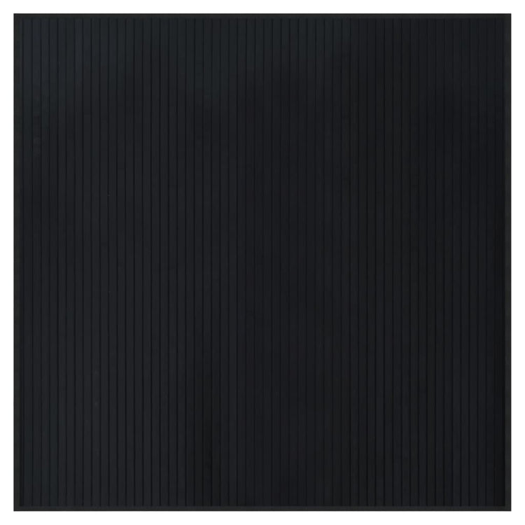 Vidaxx Teppich quadratisch 100x100 cm Bambus schwarz
