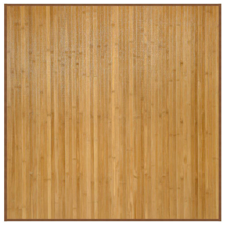 Vidaxx Teppich quadratisch 100x100 cm Bambus natur