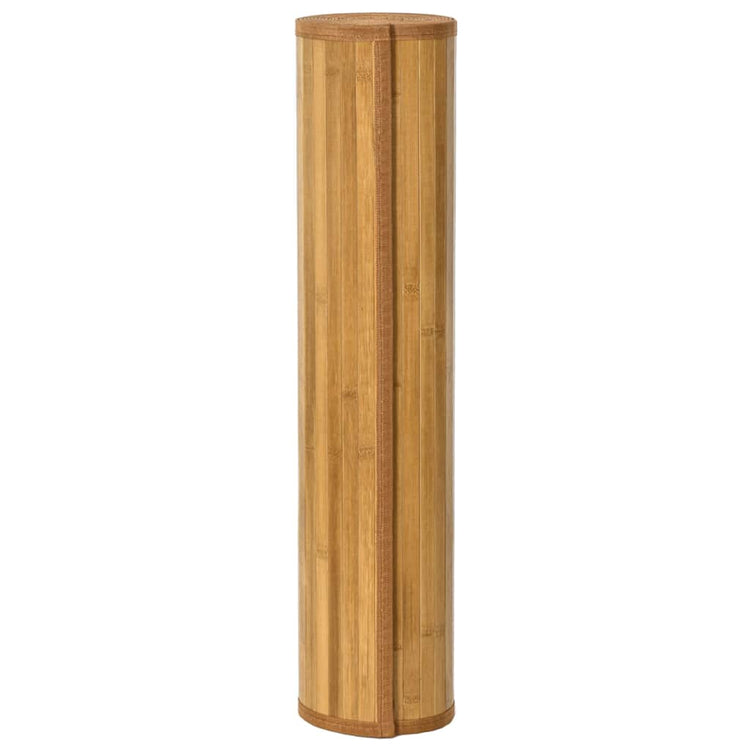 Vidaxx Teppich quadratisch 100x100 cm Bambus natur