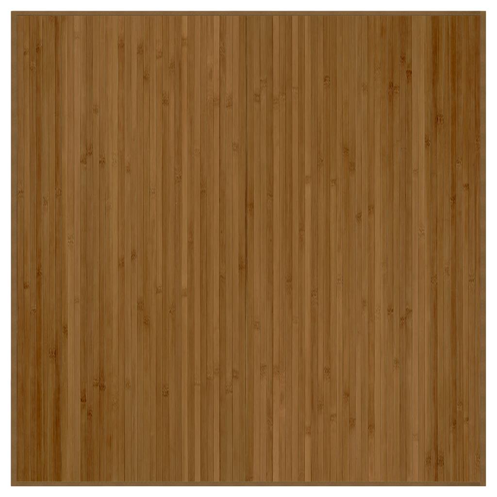 Vidaxl Teppich Platz 100x100 cm Bambusbraun