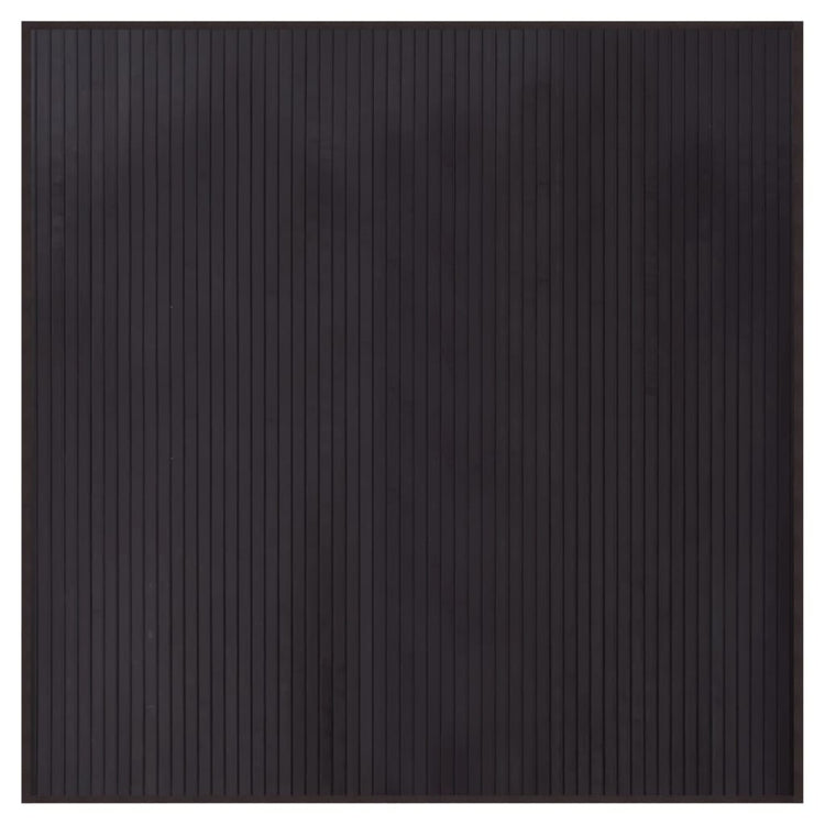 Vidaxl Teppich Platz 100x100 cm Bambus dunkelbraun