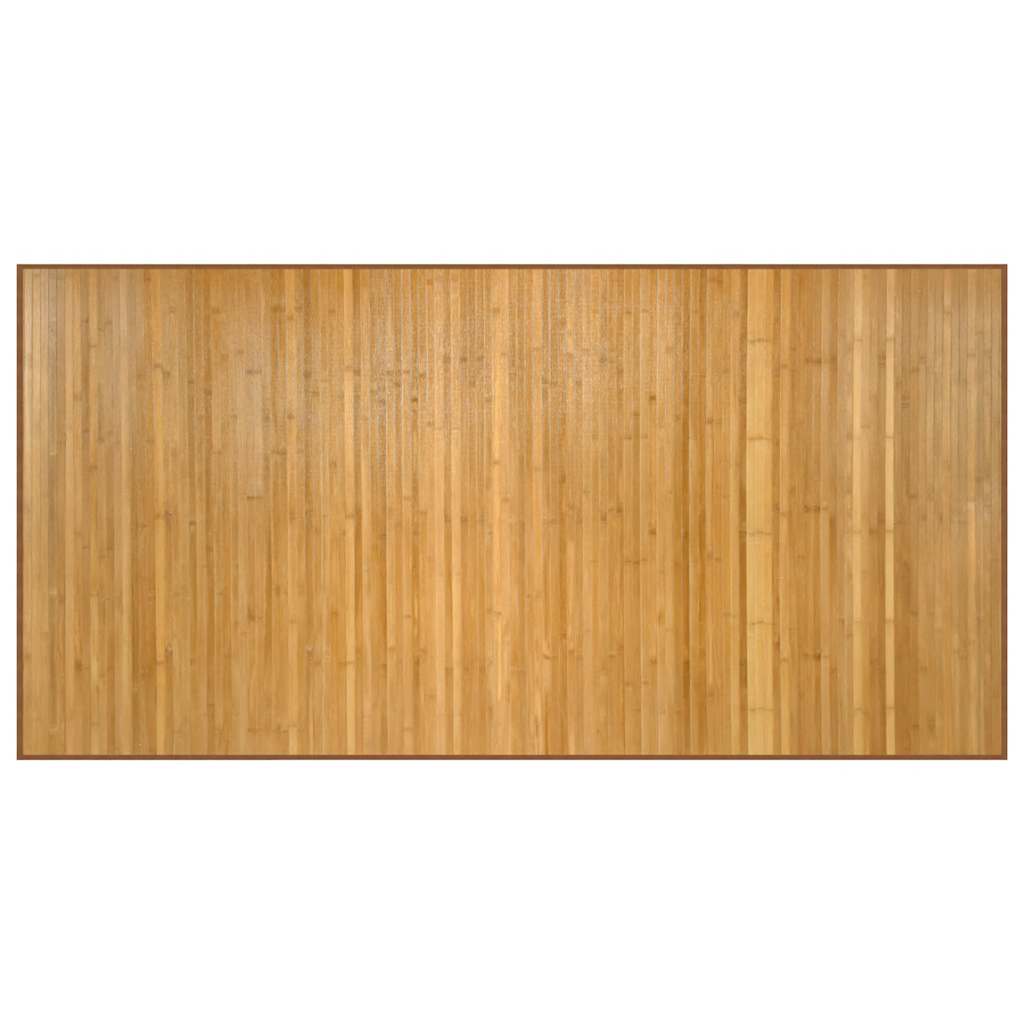 Vidaxx rechteckiger Teppich 100x200 cm Bambus natur