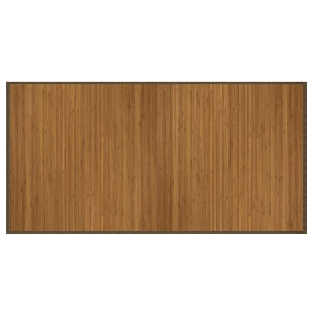 Vidaxx rechteckiger Teppich 100x200 cm Bambusbraun