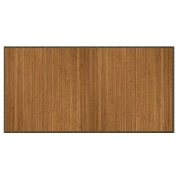 Vidaxx rechteckiger Teppich 100x200 cm Bambusbraun