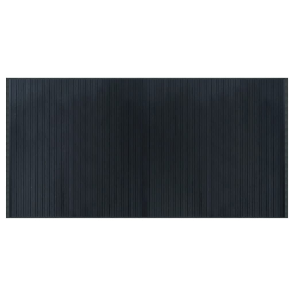 VIDAXL Rechteckige 100x200 cm Bambusgrau
