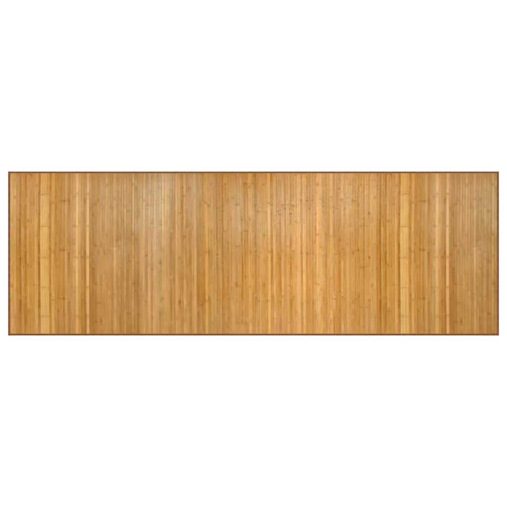 Vidaxx rechteckiger Teppich 100x300 cm Bambus natur