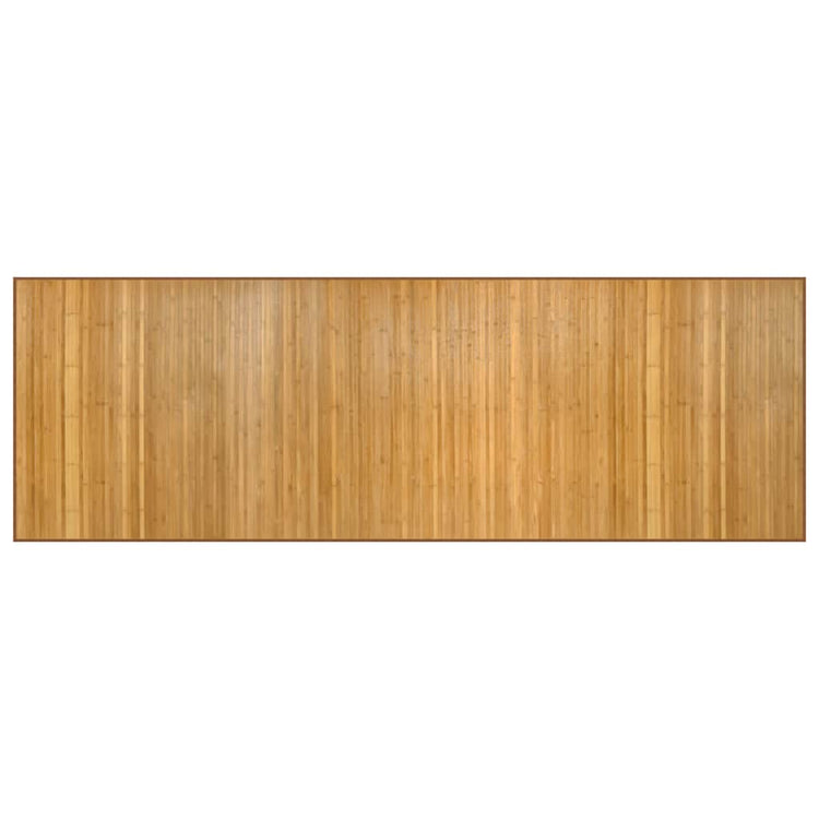 Vidaxx rechteckiger Teppich 100x300 cm Bambus natur
