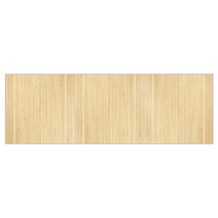 Vidaxl Teppich rechteckig 100x300 cm Bambuslicht Natural